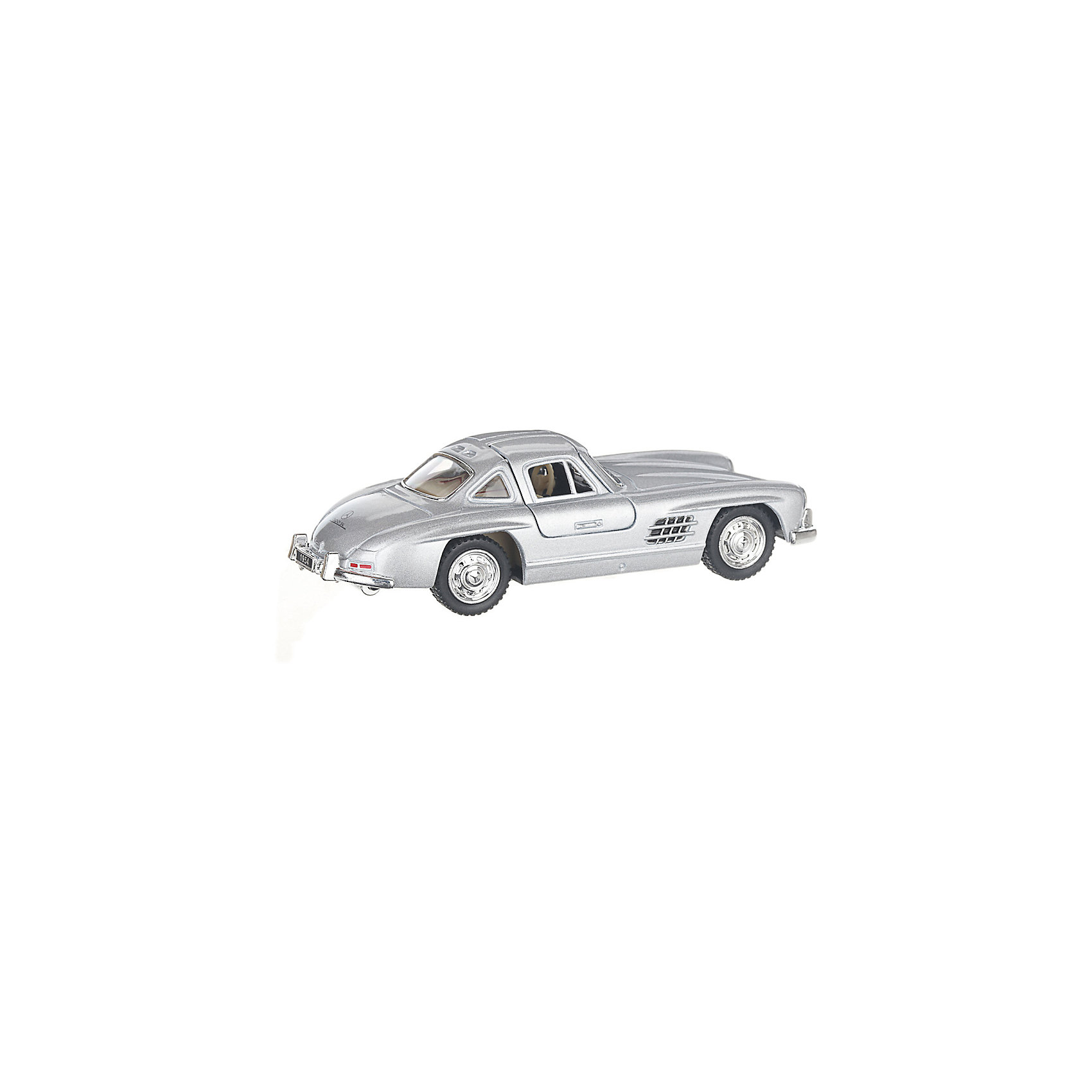 фото Коллекционная машинка serinity toys merсedes-benz 300 sl, серебристая