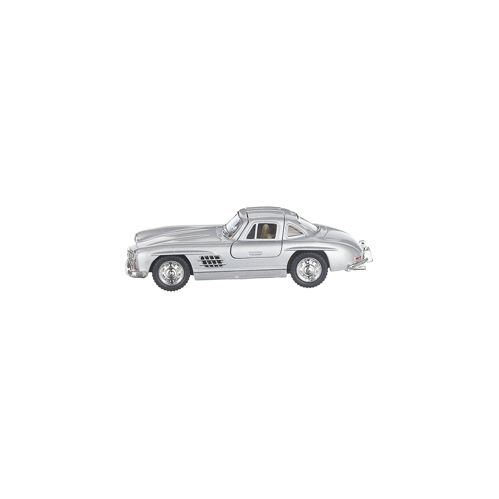 фото Коллекционная машинка serinity toys merсedes-benz 300 sl, серебристая