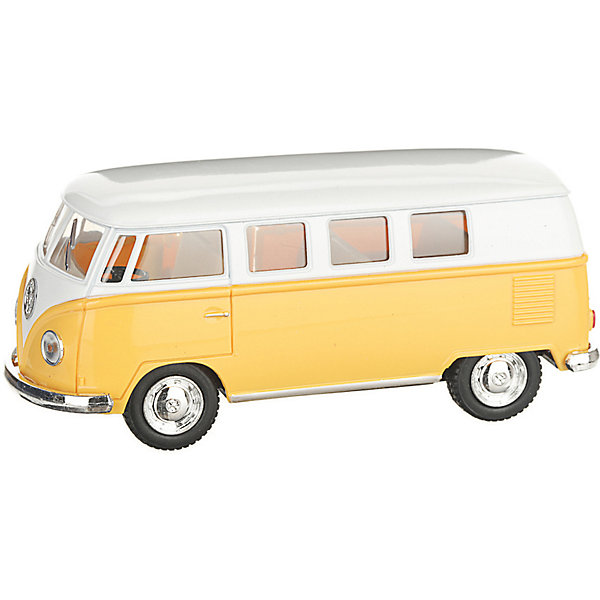 фото Металлический автобус Serinity Toys Volkswagen Classical, жёлтый