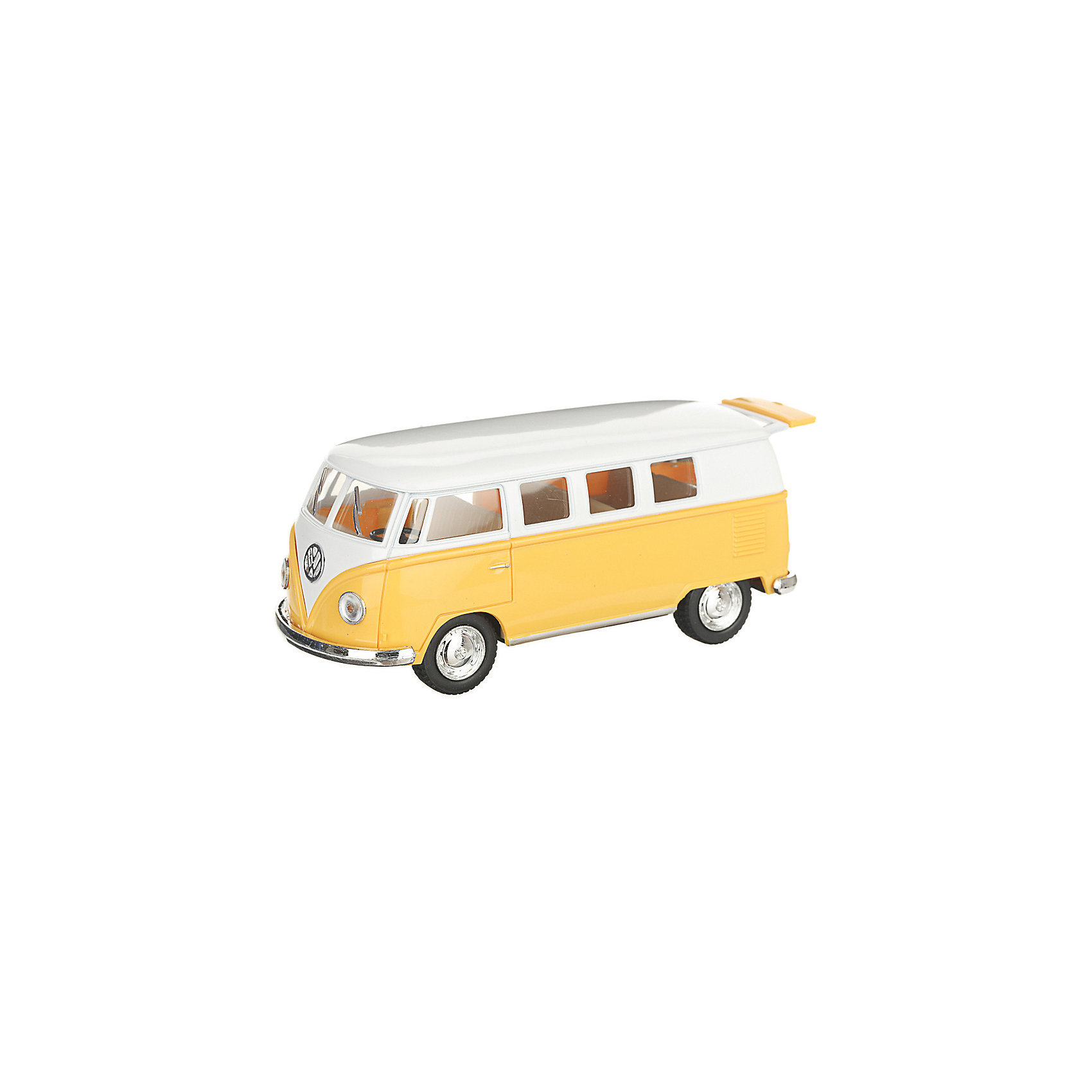 фото Металлический автобус Serinity Toys Volkswagen Classical, жёлтый