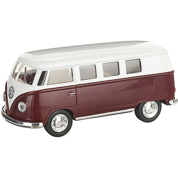 фото Металлический автобус Serinity Toys Volkswagen Classical, бордовый