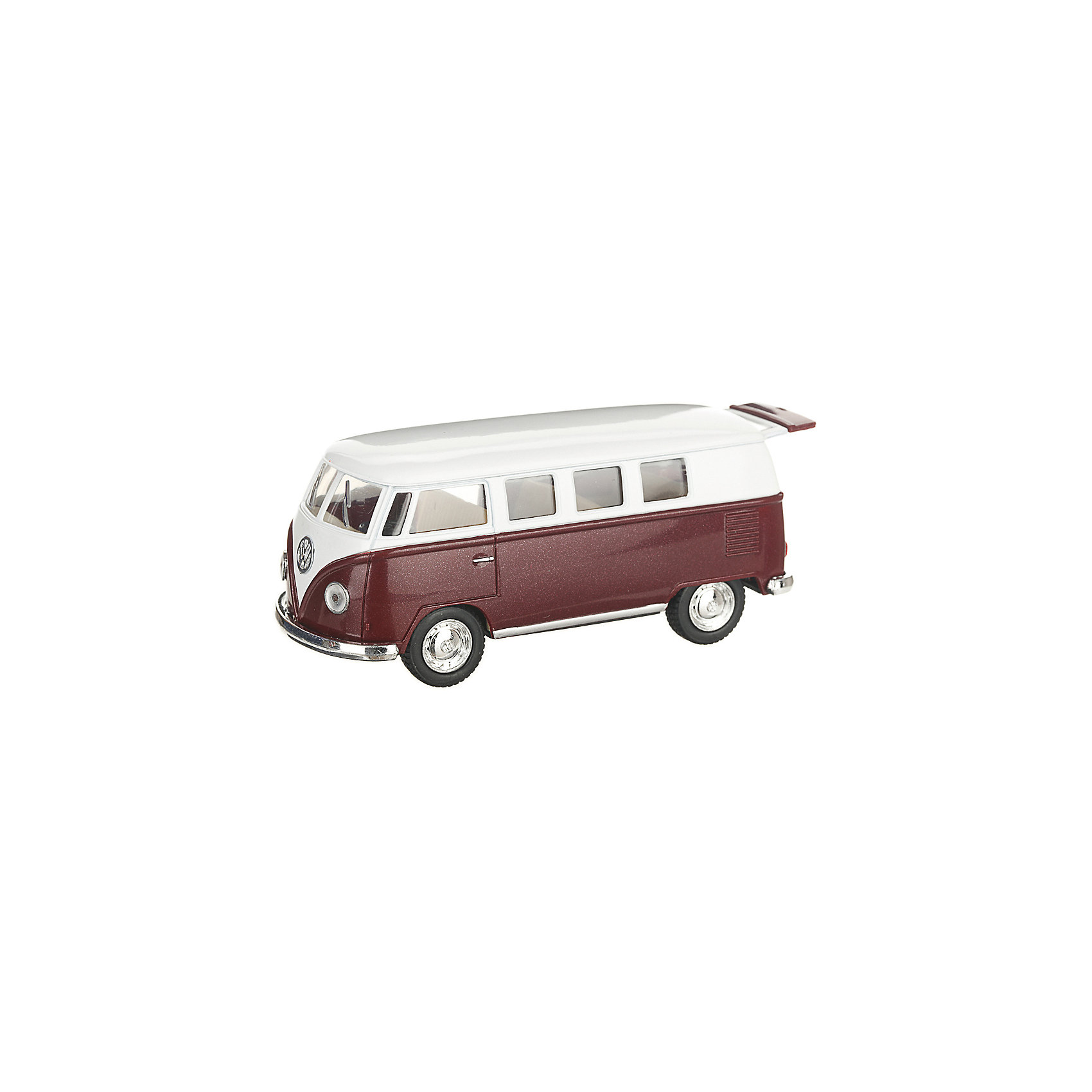 фото Металлический автобус Serinity Toys Volkswagen Classical, бордовый