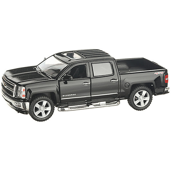 

Коллекционная машинка Serinity Toys 2014 Chevrolet Silverado, чёрная