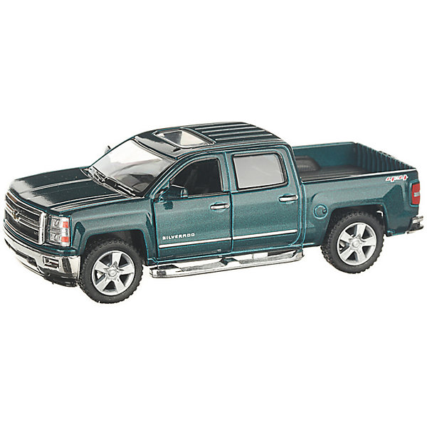 

Металлическая машинка Serinity Toys 2014 Chevrolet Silverado, зелёная