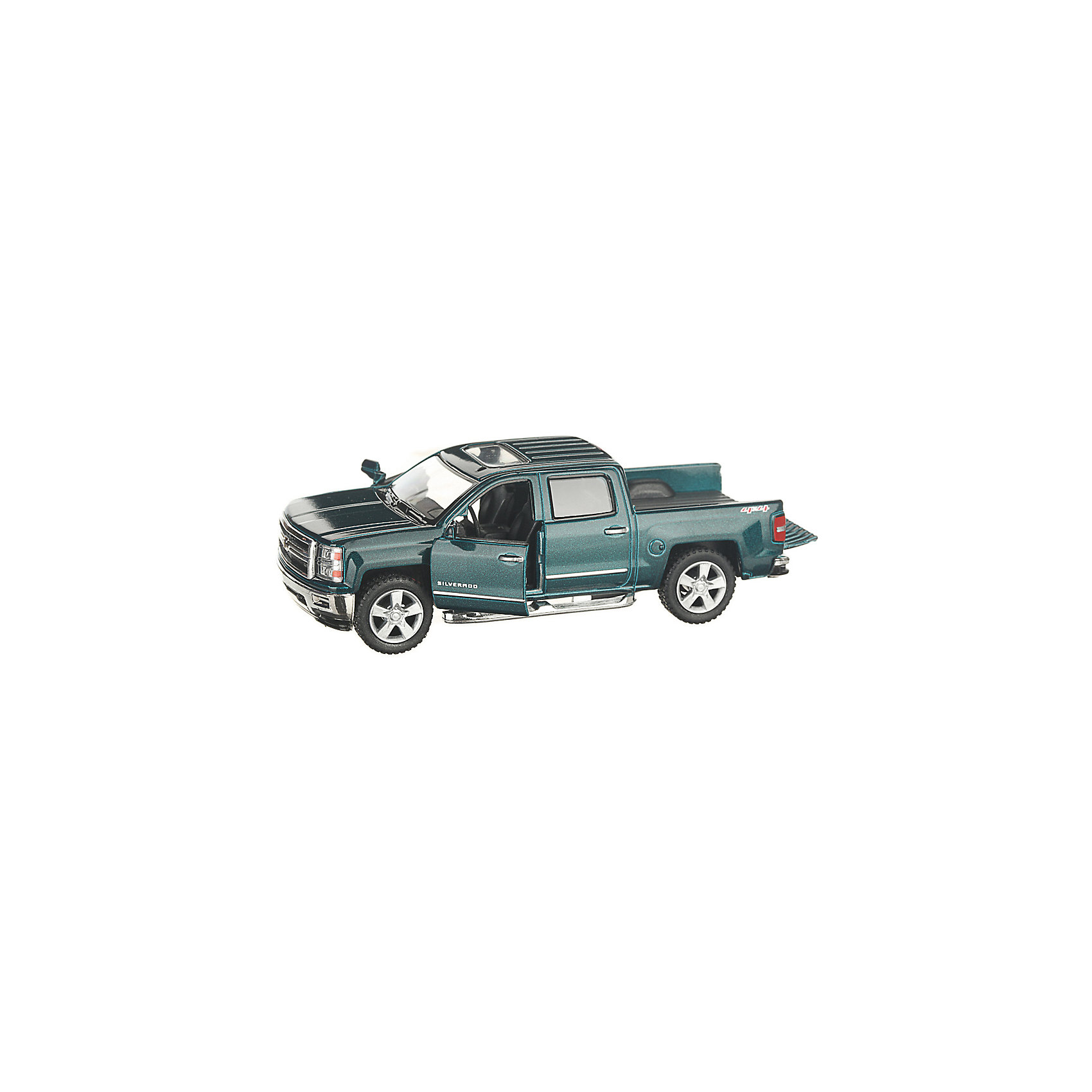 фото Коллекционная машинка Serinity Toys 2014 Chevrolet Silverado, зелёная