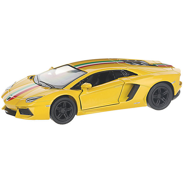 фото Коллекционная машинка serinity toys lamborghini aventador lp700-4, жёлтая