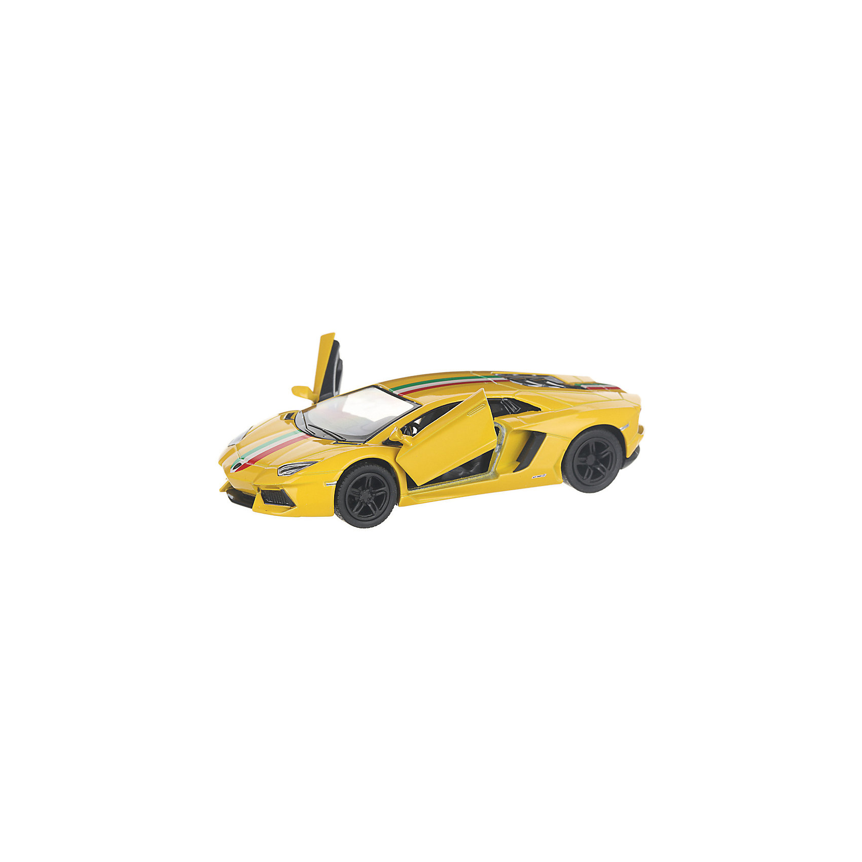 фото Коллекционная машинка serinity toys lamborghini aventador lp700-4, жёлтая