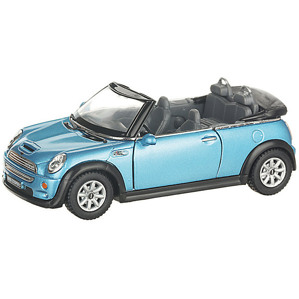 

Коллекционная машинка Serinity Toys Mini Cooper С кабриолет, голубая