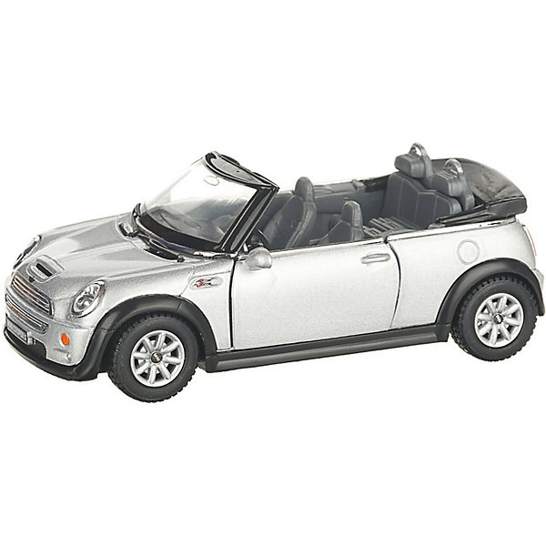 

Металлическая машинка Serinity Toys Mini Cooper С кабриолет, серебристая