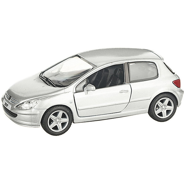 

Коллекционная машинка Serinity Toys Peugeot 307, серебристая