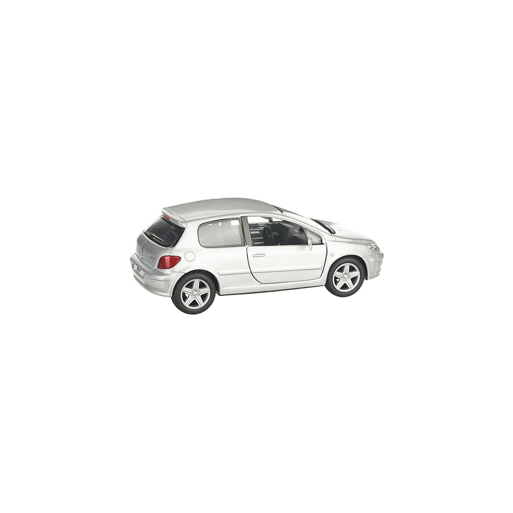 фото Коллекционная машинка Serinity Toys Peugeot 307, серебристая