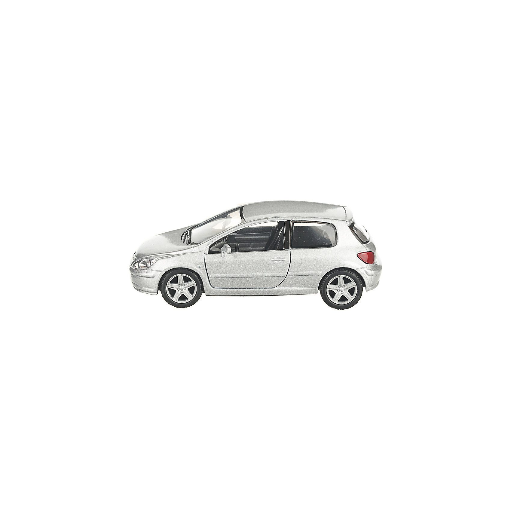 фото Коллекционная машинка Serinity Toys Peugeot 307, серебристая