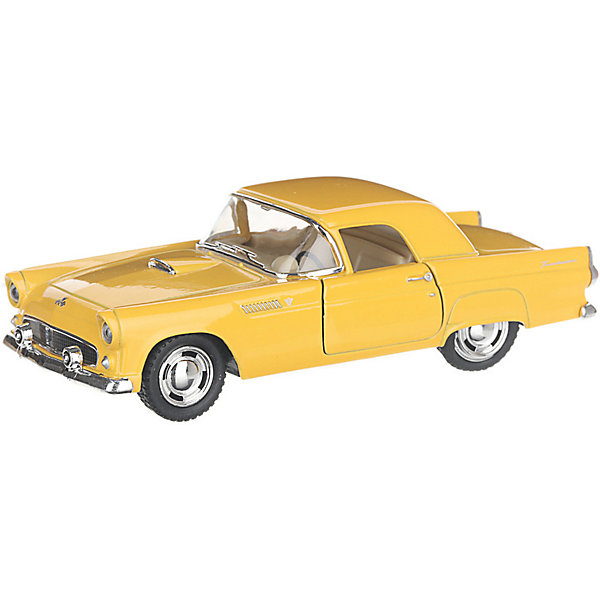 фото Коллекционная машинка serinity toys ford thunderbird 1955, жёлтая