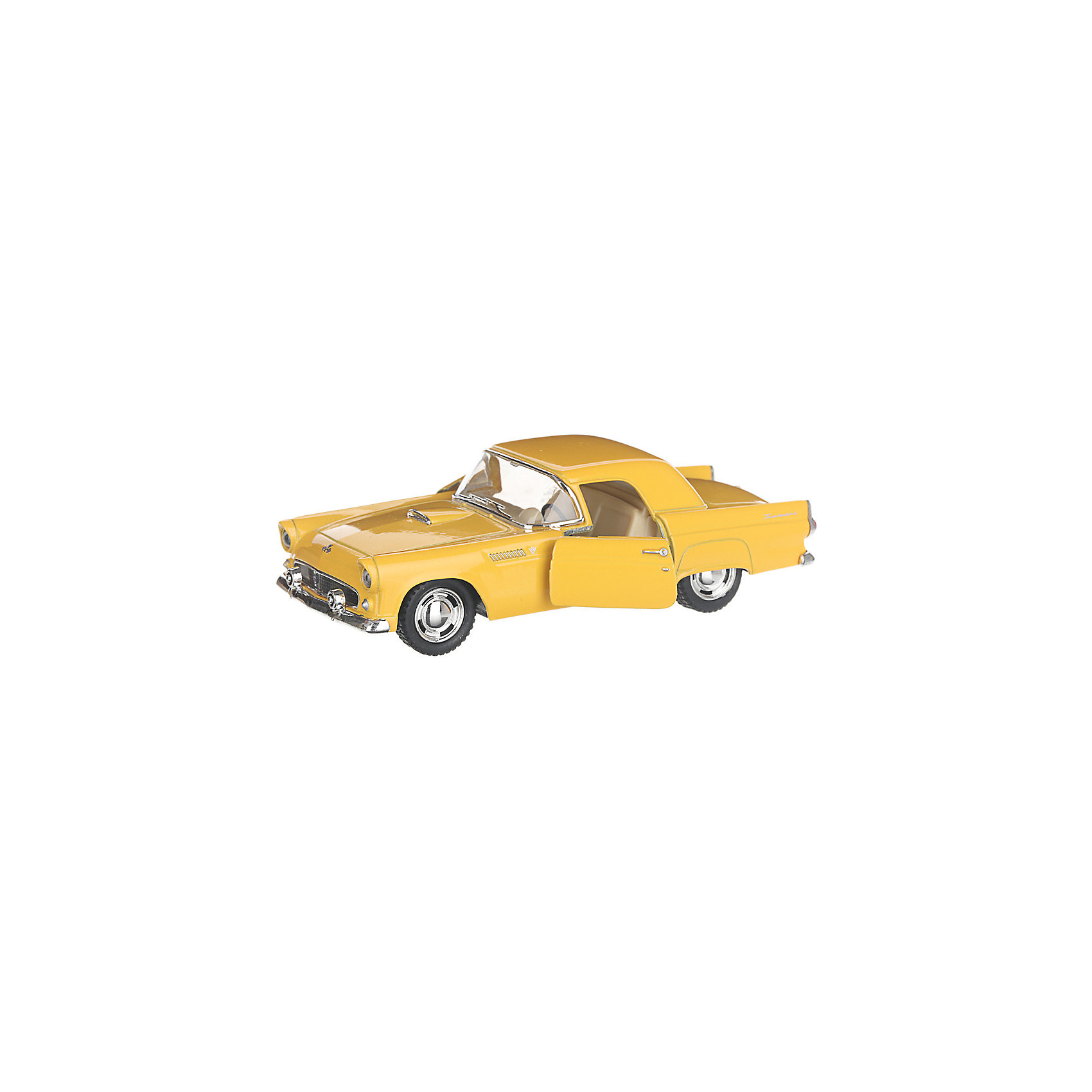 фото Коллекционная машинка serinity toys ford thunderbird 1955, жёлтая