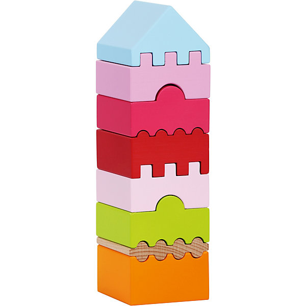 Пирамидка-конструктор Cubika LD-4, 8 деталей