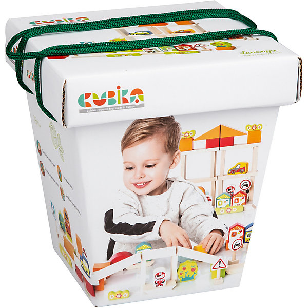 Конструктор Cubika "Город для мальчиков", 55 деталей