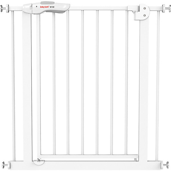 Барьер-калитка для дверного проема XY-009, 75-85 см, белый металл Baby Safe 13278276