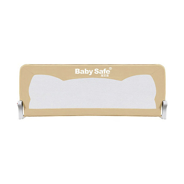 

Барьер для кроватки Baby Safe Ушки, 150х42 см, бежевый