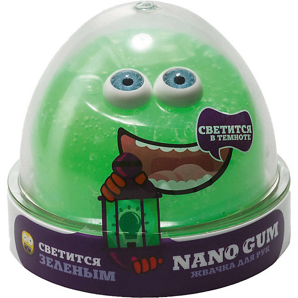 

Жвачка для рук Nano Gum Светится в темноте зелёным, 50 г, Зеленый, Жвачка для рук Nano Gum Светится в темноте зелёным, 50 г