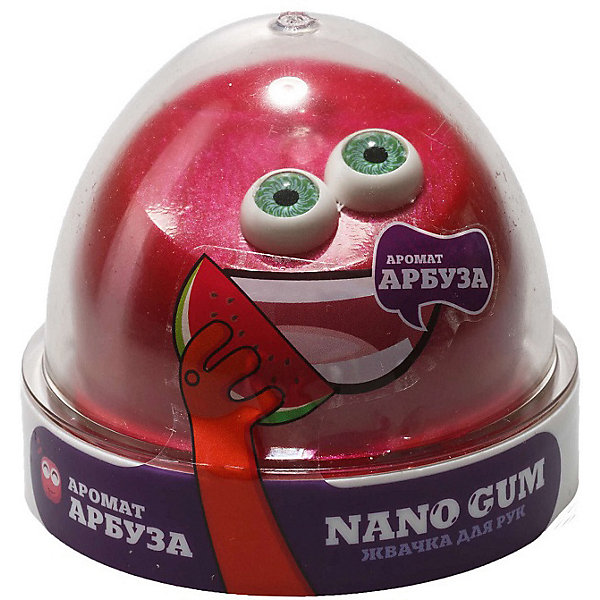 

Жвачка для рук Nano Gum Арбуз, 50 г, Красный, Жвачка для рук Nano Gum Арбуз, 50 г