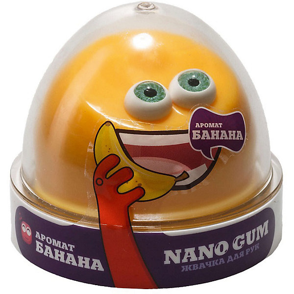 

Жвачка для рук Nano Gum Банан, 50 г, Желтый, Жвачка для рук Nano Gum Банан, 50 г