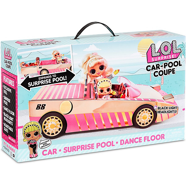 фото Набор lol автомобиль с бассейном и куклой mga