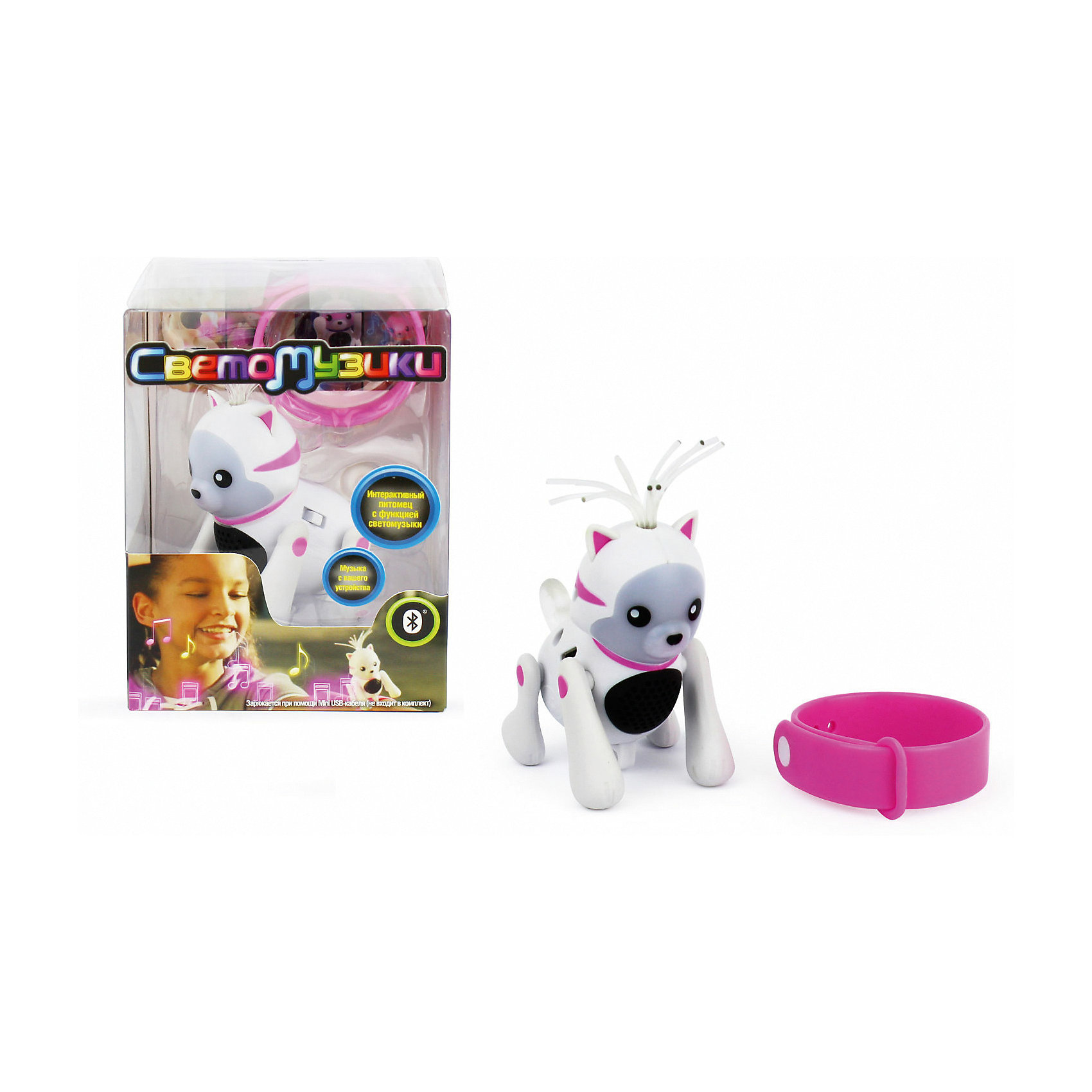 Интерактивная игрушка "Светомузики" Котёнок 1Toy 13335264