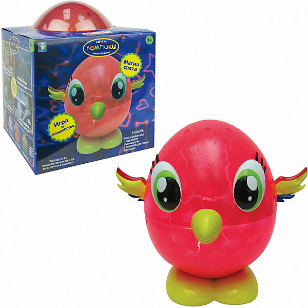 

Ночник 1Toy "Лампики" Попугай, 6 деталей