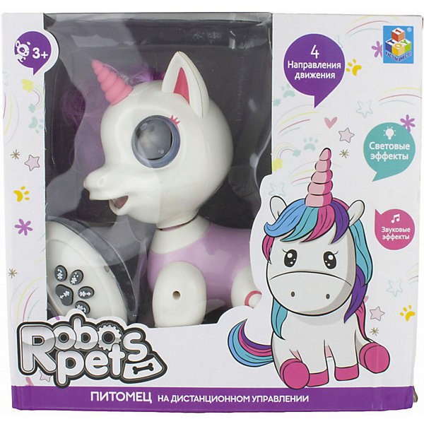 

Интерактивная игрушка 1Toy Robo Pets Единорог Корни