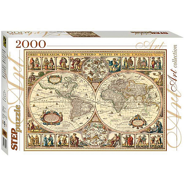 

Мозаика "puzzle" 2000 "Историческая карта мира, Мозаика "puzzle" 2000 "Историческая карта мира"