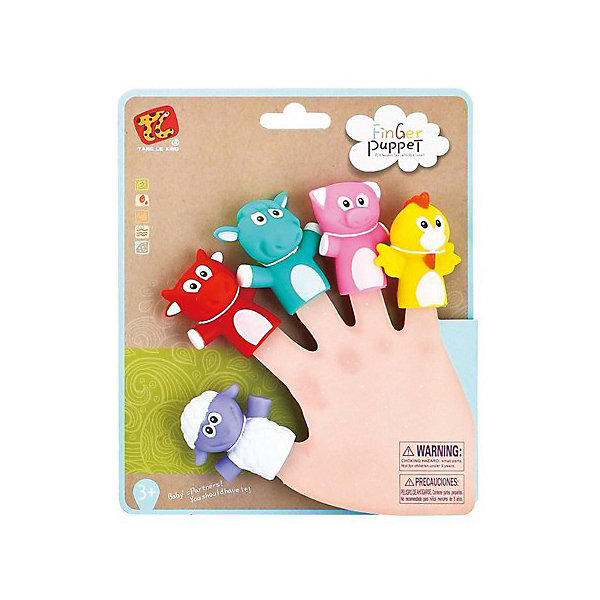 

Пальчиковый театр Finger Puppets "Животные", 5 шт