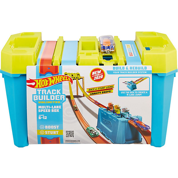 фото Конструктор трасс hot wheels игровой ящик для трюков mattel