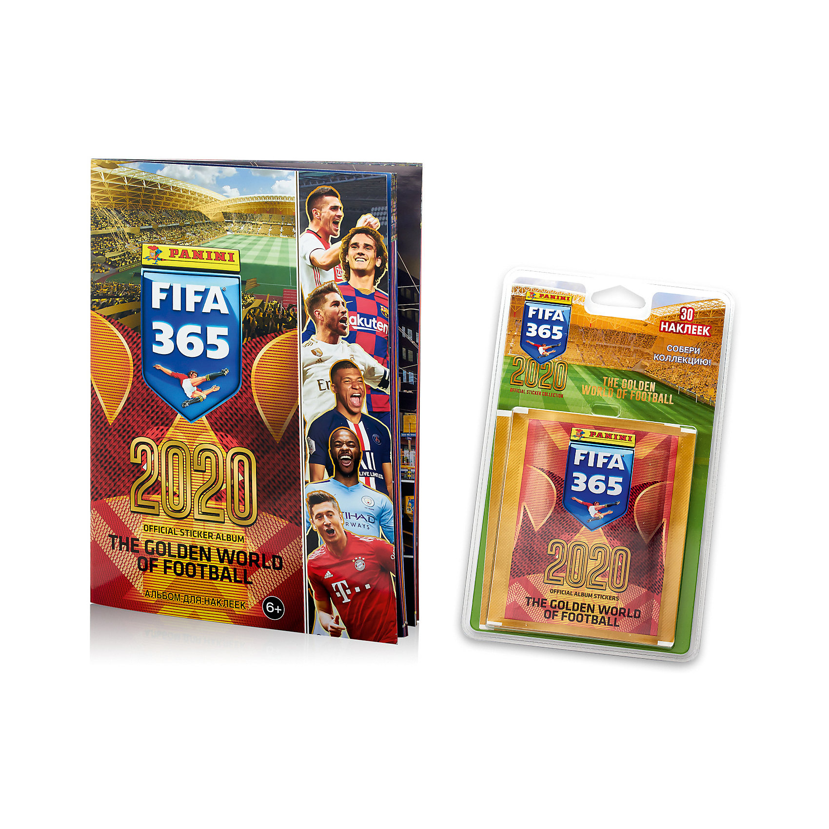 фото Блистер с наклейками Panini FIFA 365 - 2020, 6 пакетиков