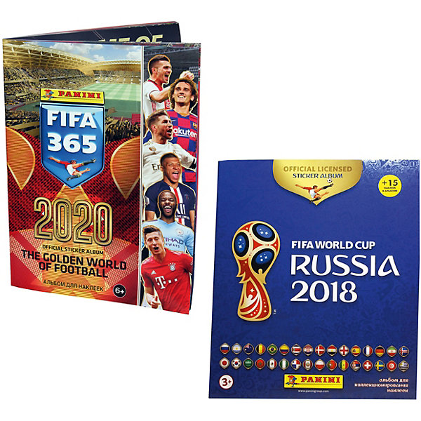 фото Альбом Panini FIFA 365-2020 и Альбом Panini Чемпионат Мира по Футболу FIFA 2018