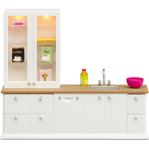 

Мебель для домика Lundby Смоланд "Кухонный набор с буфетом, Бежевый, Мебель для домика Lundby Смоланд "Кухонный набор с буфетом"