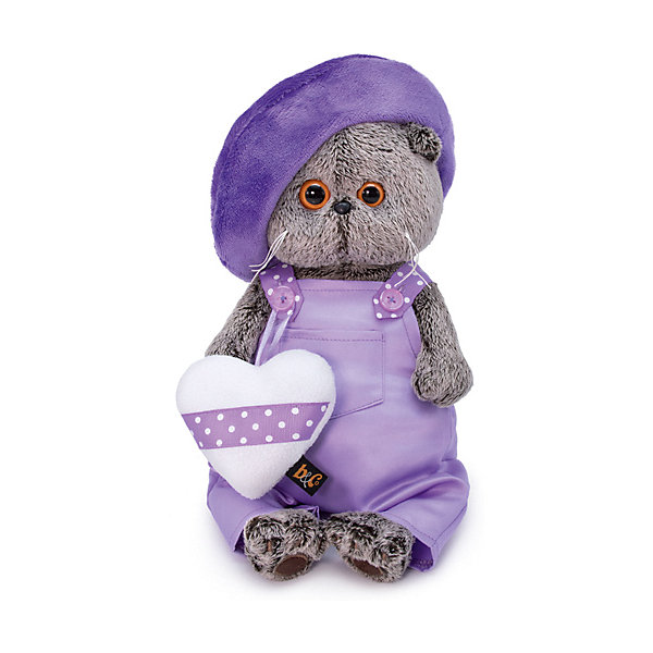

Мягкая игрушка Budi Basa Кот Басик в лиловом, 25 см