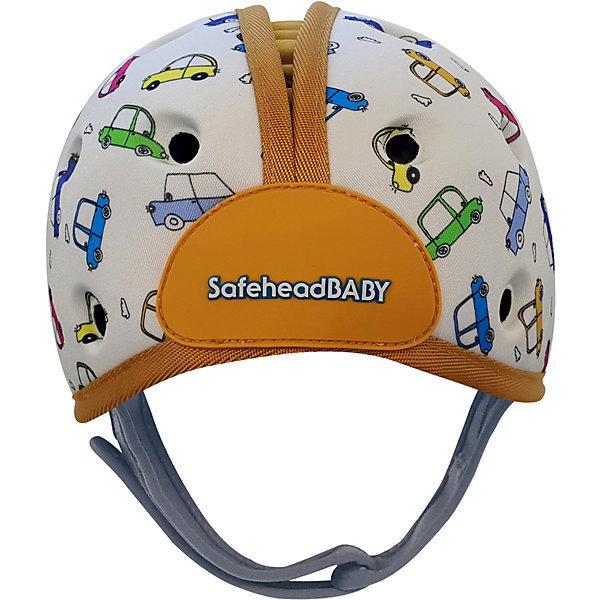 

Мягкая шапка-шлем для защиты головы Safehead Baby Машинки, бело-оранжевый, Оранжевый/белый, Мягкая шапка-шлем для защиты головы Safehead Baby Машинки, бело-оранжевый