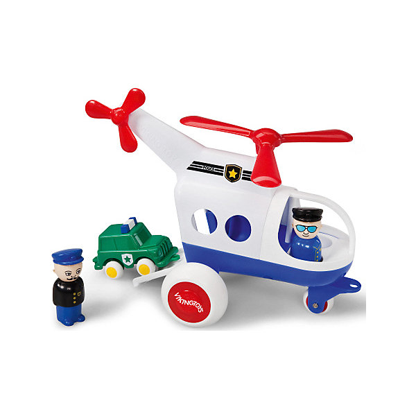 Игровой набор Полицейский вертолет с фигурками Viking Toys 13420314