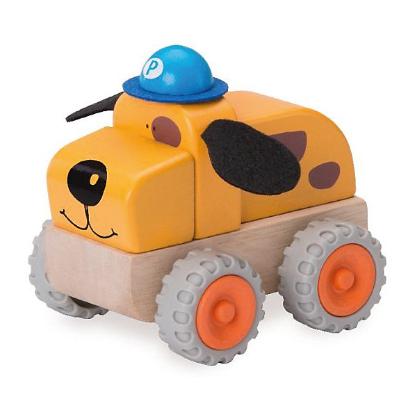 

Деревянная игрушка Wonderworld Полицейская машина Собачка Miniworld