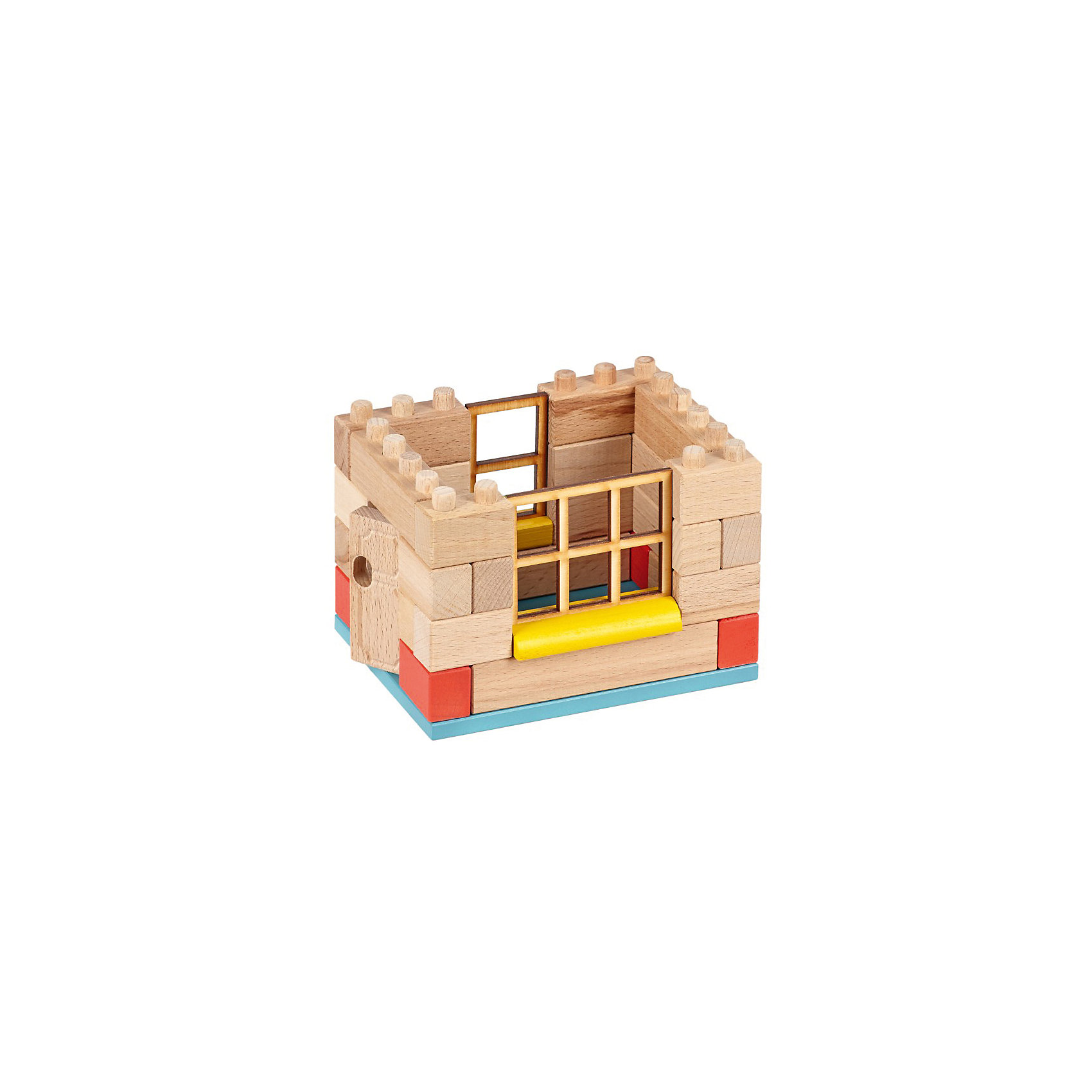 Конструктор Wood Blocks деревянный с магнитами 2 в 1 WoodBlocks 13423438