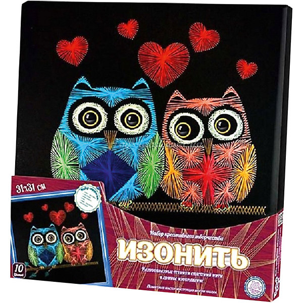 

Набор для творчества Danko Toys Вышивка изонитью "Совушки, Набор для творчества Danko Toys Вышивка изонитью "Совушки"