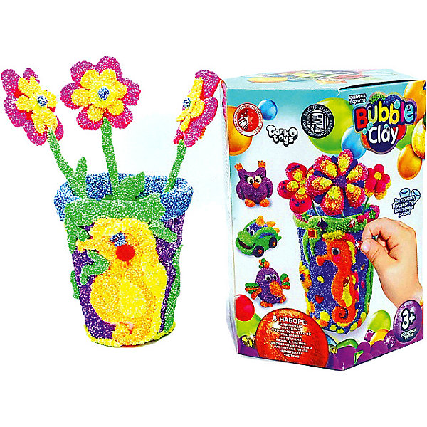

Набор для творчества Danko Toys 3 в 1 Сделай вазу. Слепи магнитик. Укрась картину, набор № 2