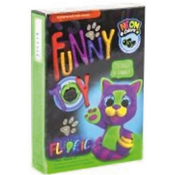 

Набор для творчества Danko Toys Воздушный пластилин Neon Котик