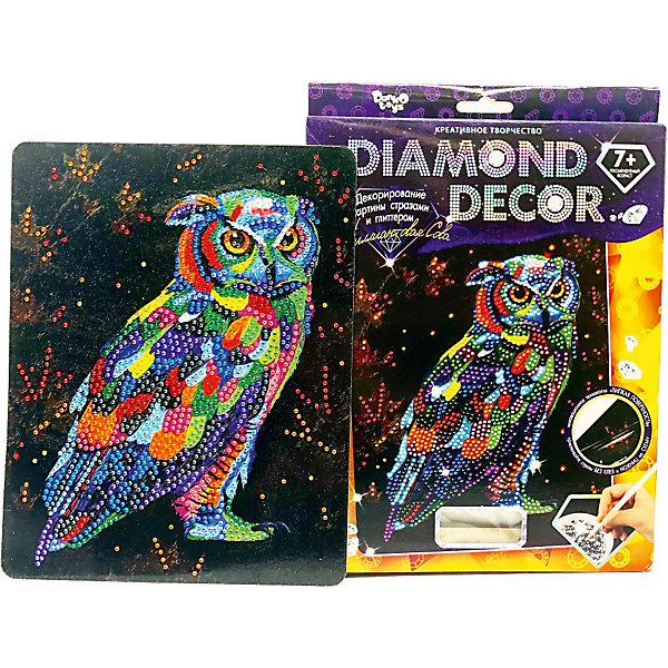 

Набор для творчества Danko Toys Алмазная аппликация Бриллиантовая Сова