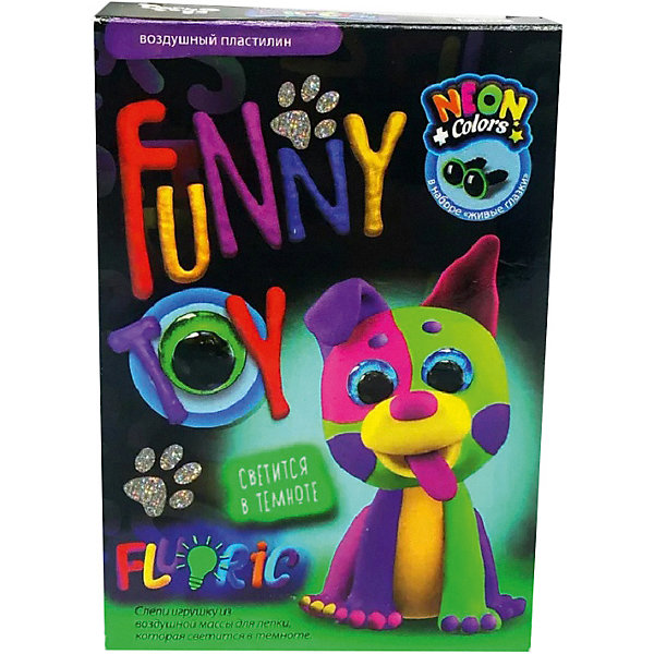 

Набор для творчества Danko Toys Воздушный пластилин Neon Собачка