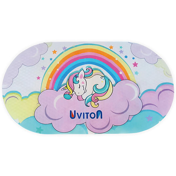

Коврик противоскользящий Uviton Baby Единорог, 69х39 см
