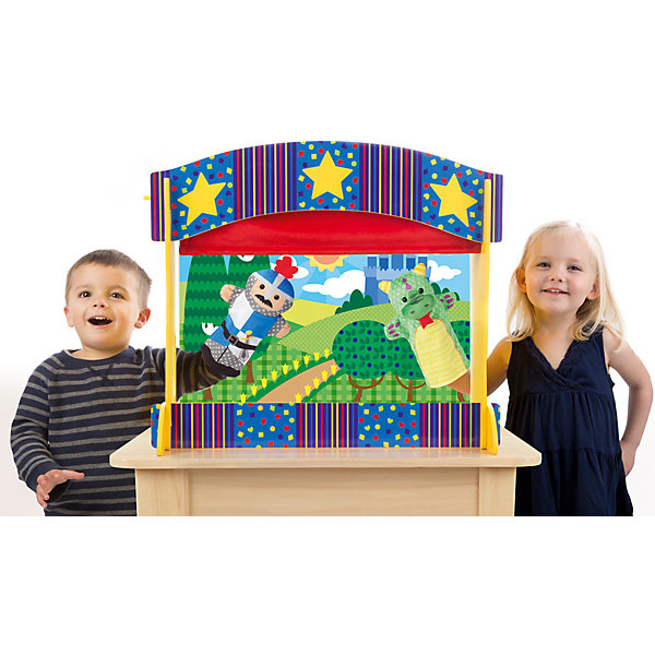 

Кукольный настольный театр Melissa&Doug, Разноцветный, Кукольный настольный театр Melissa&Doug