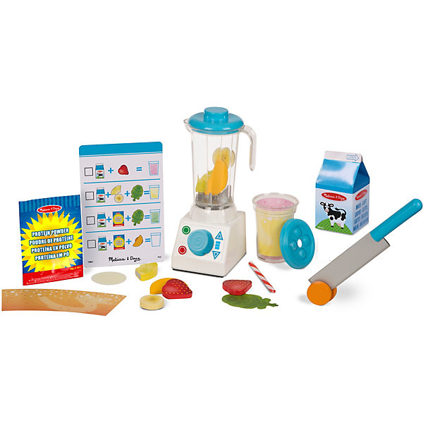 

Набор с блендером Melissa&Doug Готовь и играй "Готовим смузи, Разноцветный, Набор с блендером Melissa&Doug Готовь и играй "Готовим смузи"