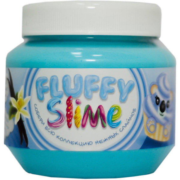 

Слайм Monster's Slime Fluffy Голубой с ароматом ванили, 250 мл