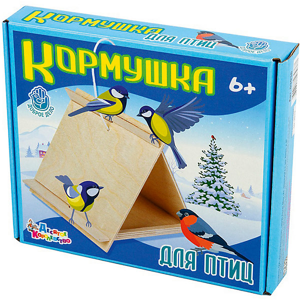 

Кормушка для птиц Десятое королевство, с зимним рисунком